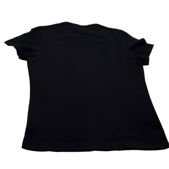 NFL TEAM APPAREL #7 ROETHLISBERGER Jeweled Steelers Black Tee Shirt Size L EUC - Picture 3 of 6